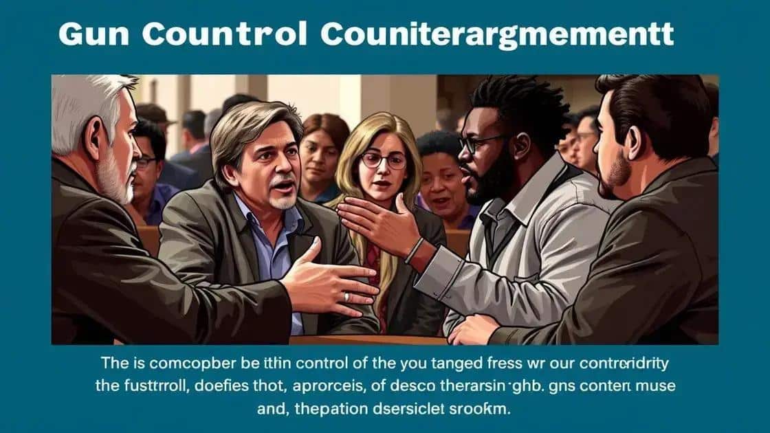 Counterarguments against gun control measures