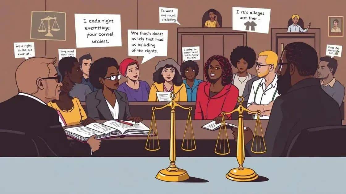 Case studies of legal rights violations