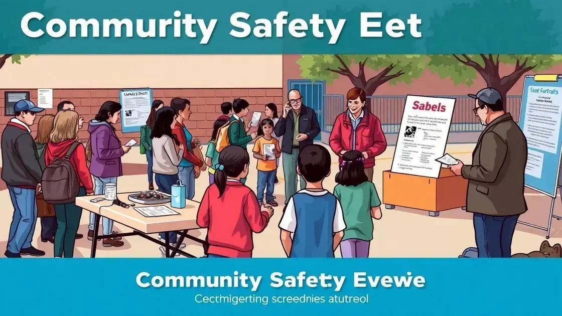 Engaging the community in safety efforts