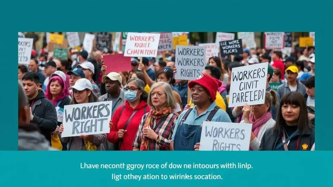 Impact of labor movements on workers