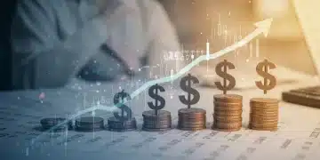 S&P 500 Q1 2025 growth chart impacting retirement savings