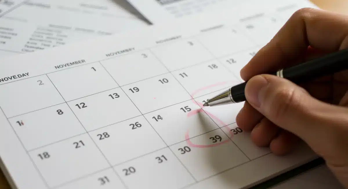 Calendar marking the November 15th benefits deadline