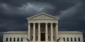 United States Supreme Court building, symbolizing judicial power and landmark decisions