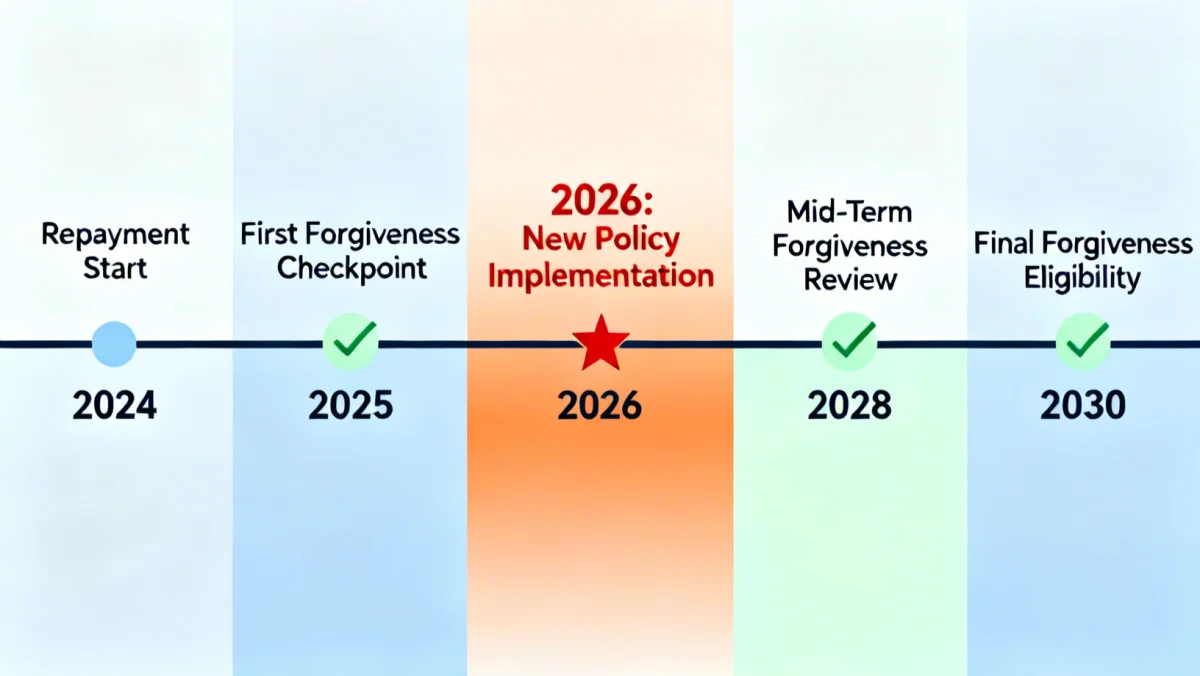 Student loan forgiveness timeline and policy changes