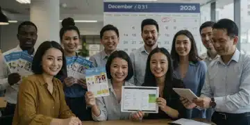 Employees actively reviewing and claiming their valuable benefits before the deadline.