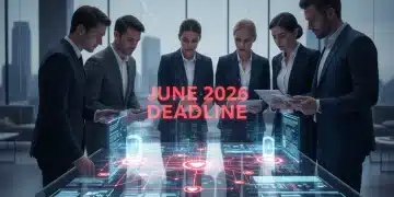 Business leaders analyzing new cybersecurity legislation impacting US businesses by June 2026