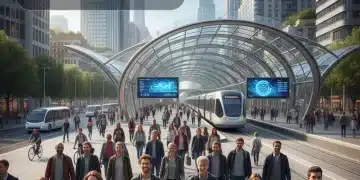 People using various modes of transport, showing savings from commuter benefits 2026