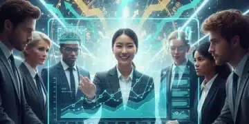 Investors analyzing robo-advisor performance charts for 2026